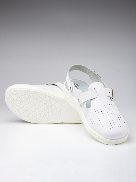 Туфли (типа сабо) "ALMI" "Женя" арт. 8618-1-00101 СИЗ цвет белый