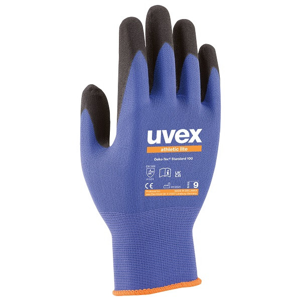 Перчатки UVEX Athletic Lite синие (60027)