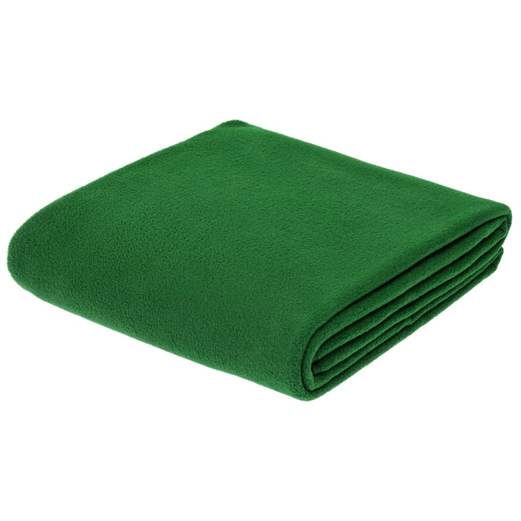 Флисовый плед Warm&Peace XL, зеленый 200х145 см