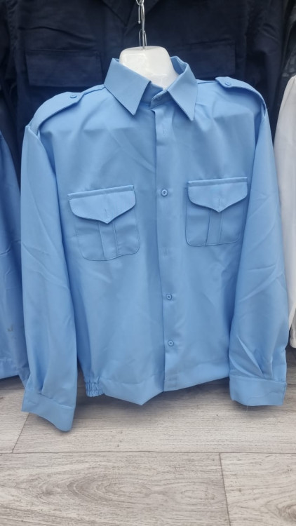 Рубашка Мужская синий цвет, размер 42-54 